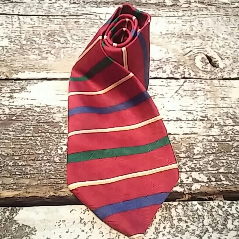 Evan Picone striped tie